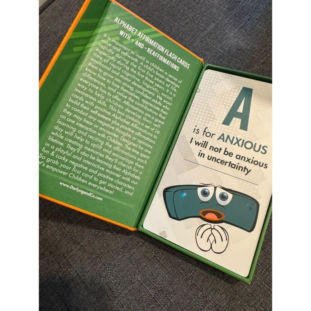 Alphabet Affirmation Flash Cards - Picture 3 of 4